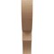 Ekena Millwork 3-inch W x 16-inch D x 16-inch H Ridgewood Rough Cedar Woodgrain TimberThane Knee Brace, Primed BRCUR03X16X16RIDRCPR - alternate 4